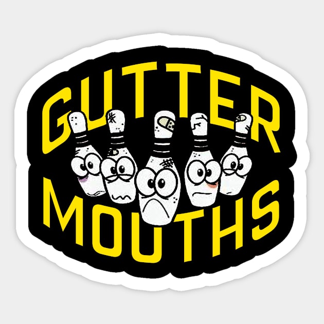 Guttermouths Forever Sticker by BradyRain